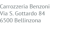 indirizzo Benzoni